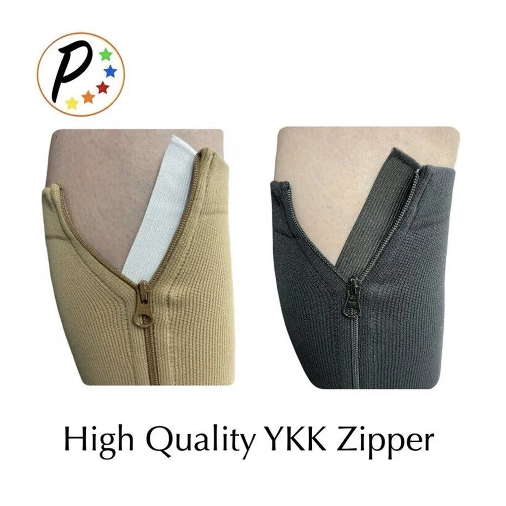 Presadee Original Closed Toe 20-30 mmHg Firm Leg Compression YKK Zipp lot of 2‌